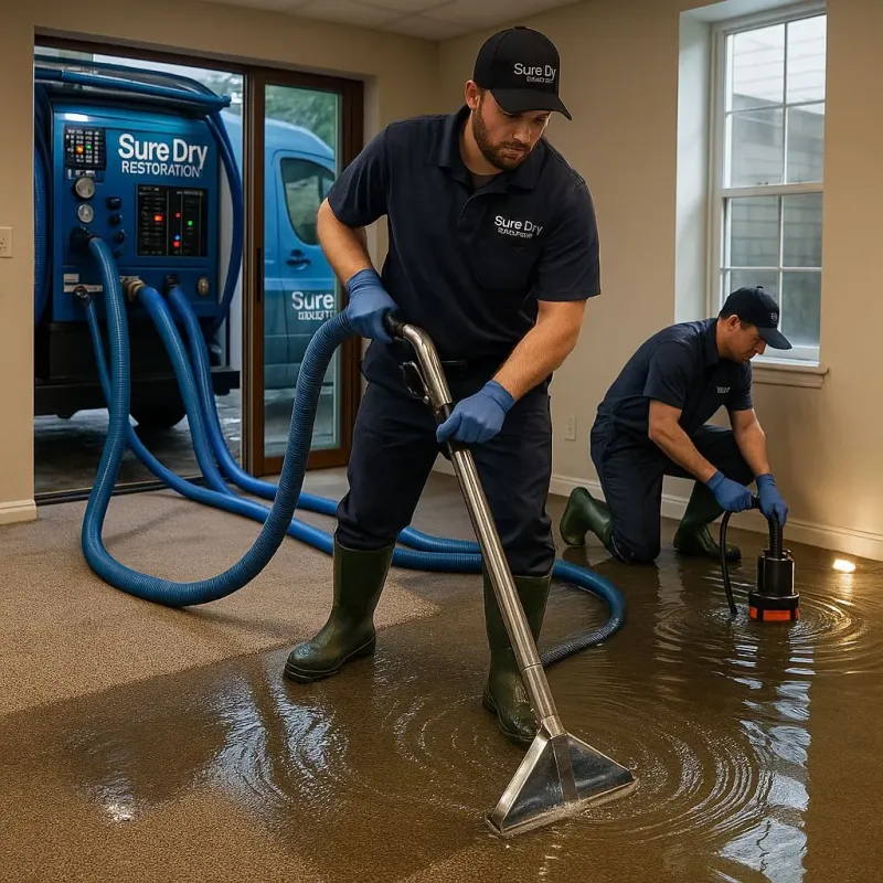 Water Extraction and Removal process in Swartz Creek, MI